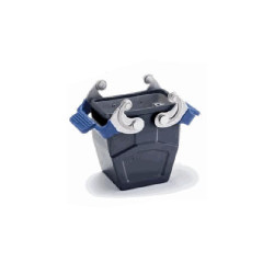 Capot câble à câble 10B, Aluminium moulé sous pression, IP67, Sortie verticale, PG29